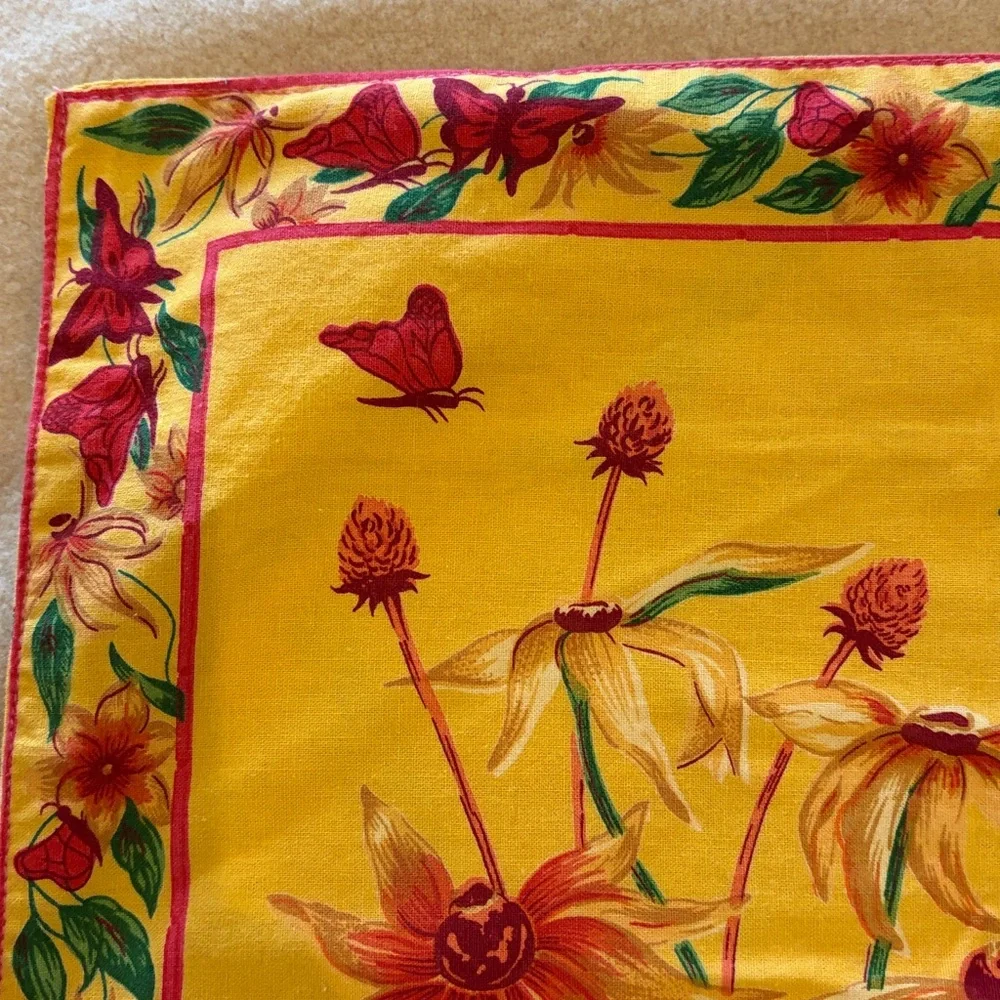 April Cornell Yellow and Green Accent Pillow - Picture 2 of 8